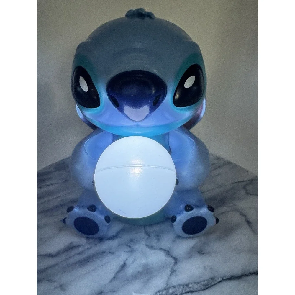Disney Stitch Night Light Lamp Lilo & Stitch Kids Bedroom Decor Orb Light